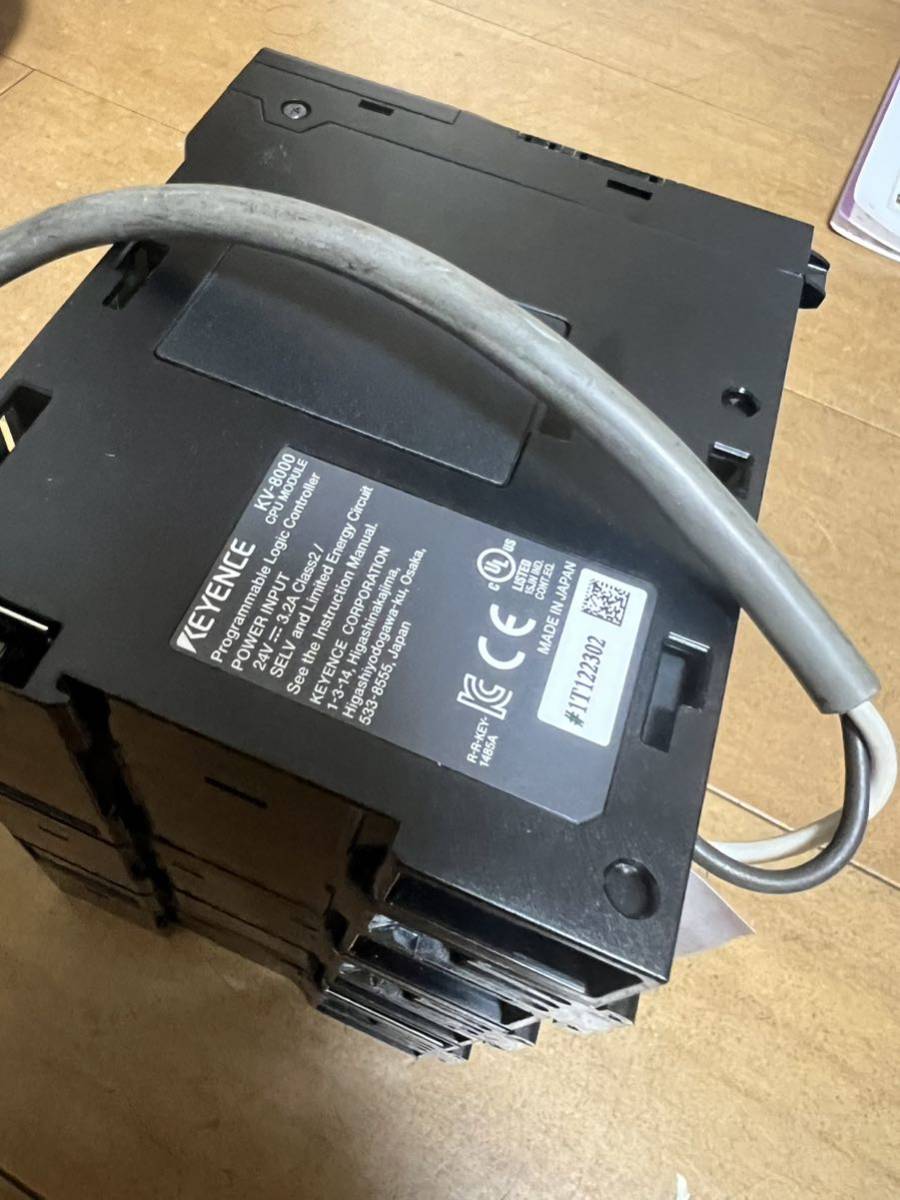美品動作保証」KEYENCE キーエンス シーケンサKV-8000 CPUユニット/KV