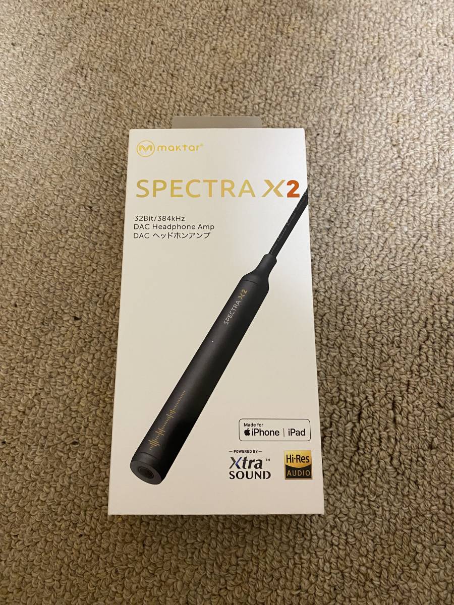 Maktar ヘッドホンアンプ Spectra X2 Lightning 箱・本体 Maktar ヘッドホンアンプ Spectra X2 Lightning 箱・本体