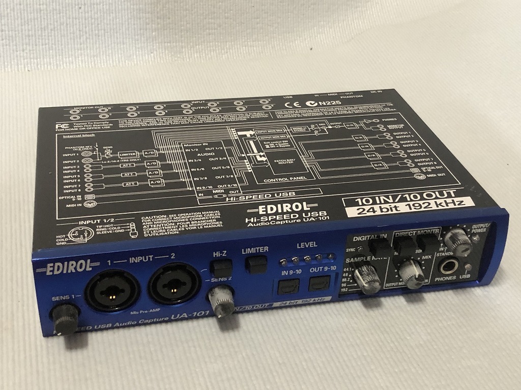 EDIROL ROLAND オーディオインターフェース Hi-SPEED USB UA-101 