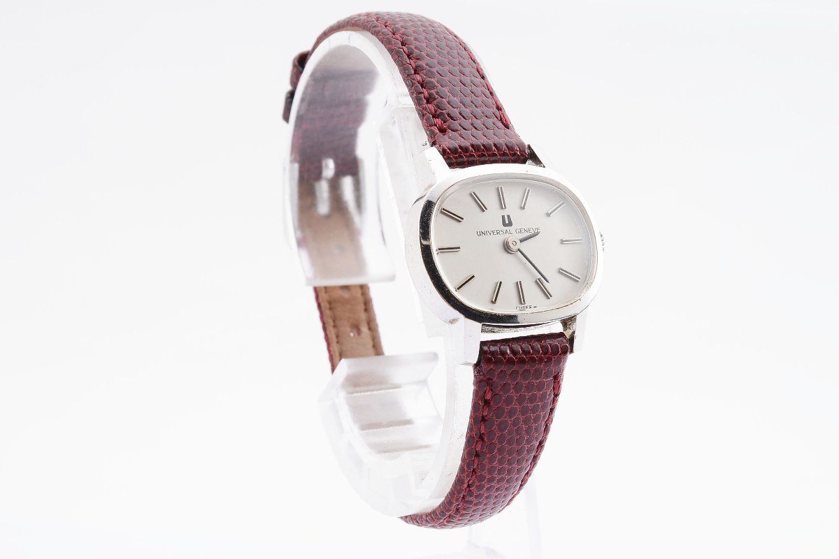 ユニバーサルジュネーブ スクエア 手巻き GENEVE UNIVERSAL レディース 