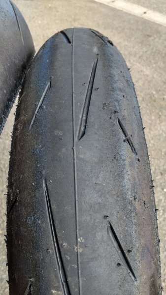 25分のみ使用！】【極上中古】前後セット ダンロップα13SP 【フロント