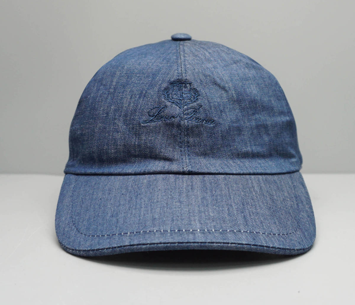 新品 Loro Piana デニムロゴ入り ベースボールキャップ イタリア製 ロロピアーナ ブルネロクチネリ Brunello Cucinelli Kenzo