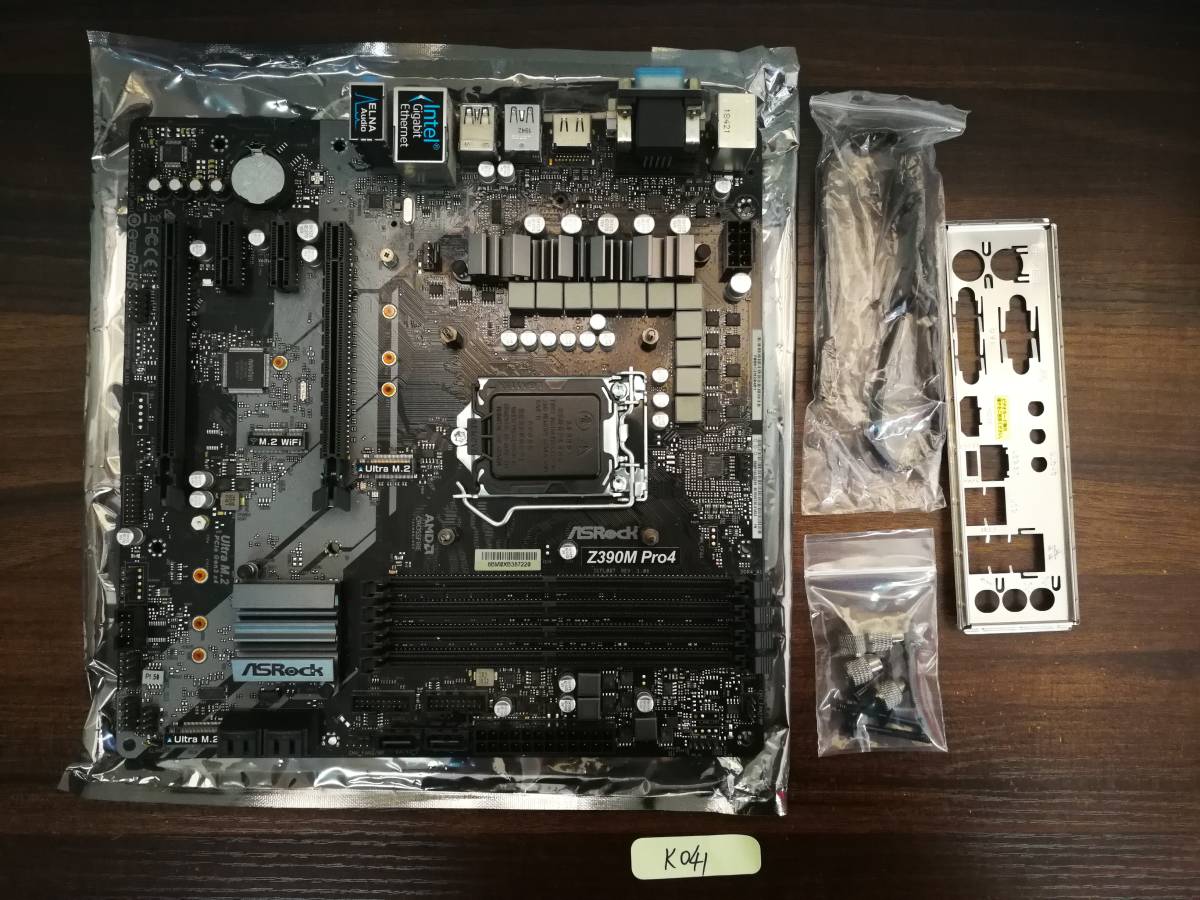 保証あり 美品 ASRock Z390m Pro4/ LGA1151 / ATX ASRock Z390M Pro4