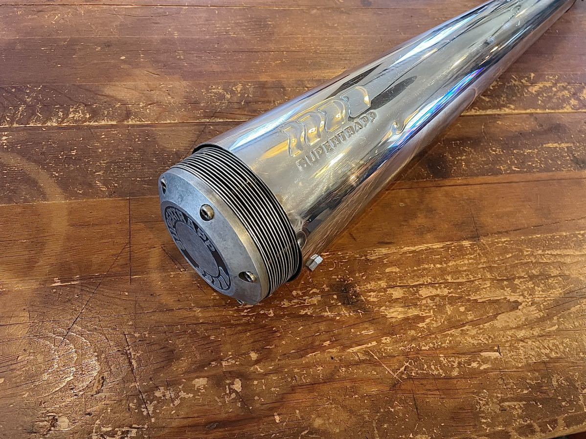 SR400 スーパートラップ ステンレススリップオン 亀裂無しです