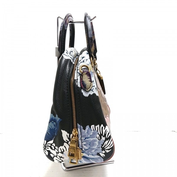 コーチ COACH ハンドバッグ 78458 カフェ ファセット レザー×PVC(塩化