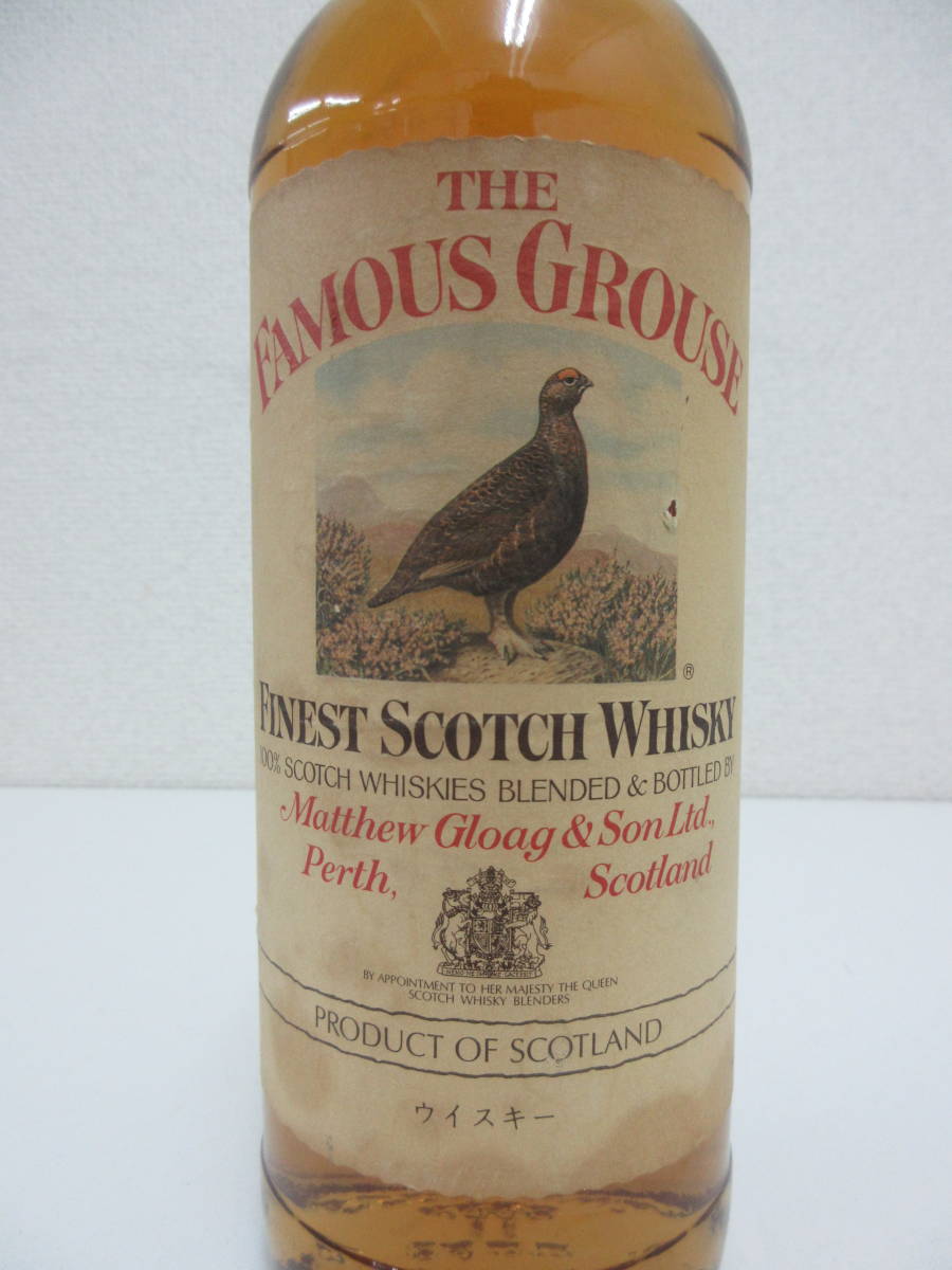 1円～ 【未開栓】 古酒 THE FAMOUS GROUSE フェイマスグラウス ファイ