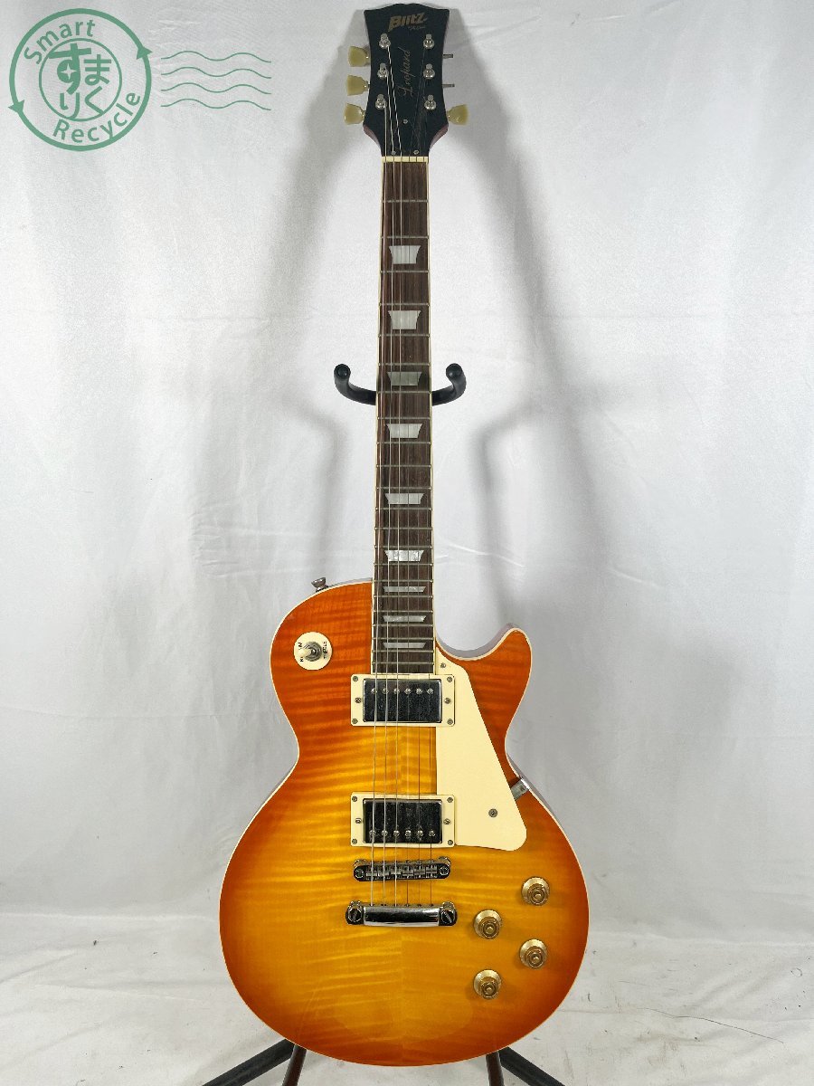 10282479 ■ BLITZ by Aria ProⅡ ブリッツ アリアプロⅡ Leopard レスポールタイプ エレキギター 6120500185 ペグ破損 音出し確認済み