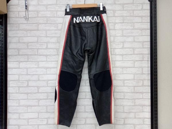 南海Top Rider レザー バイクツナギ Lサイズ ホワイト⁄ブルー⁄レッド