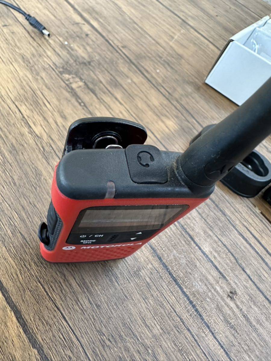 B22_34」MOTOROLA 特定小電力トランシーバー CL08 動作確認 写真の物で