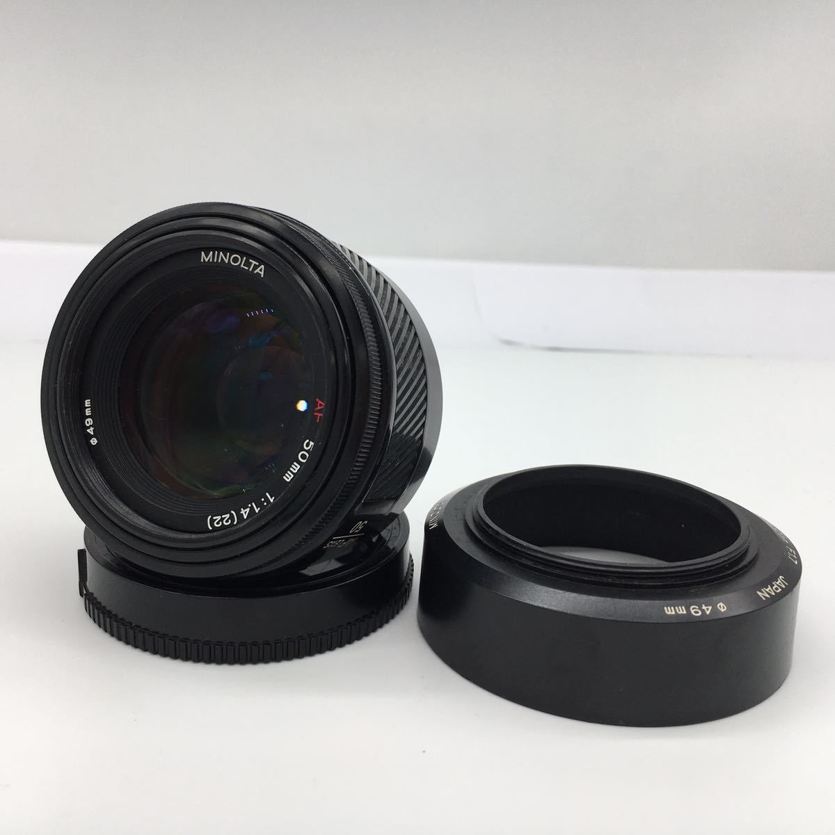 中古 MINOLTA ミノルタ AF 50mm 1:1.4 交換レンズ 50mm MINOLTA AF F1