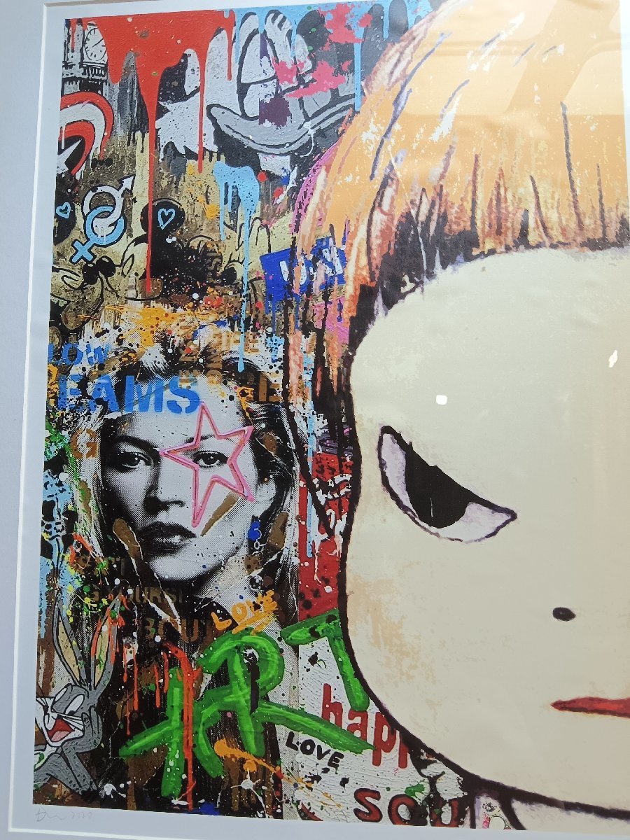 額込 世界限定100枚DEATH NYC アートポスター 現代アート 101 額込 世界