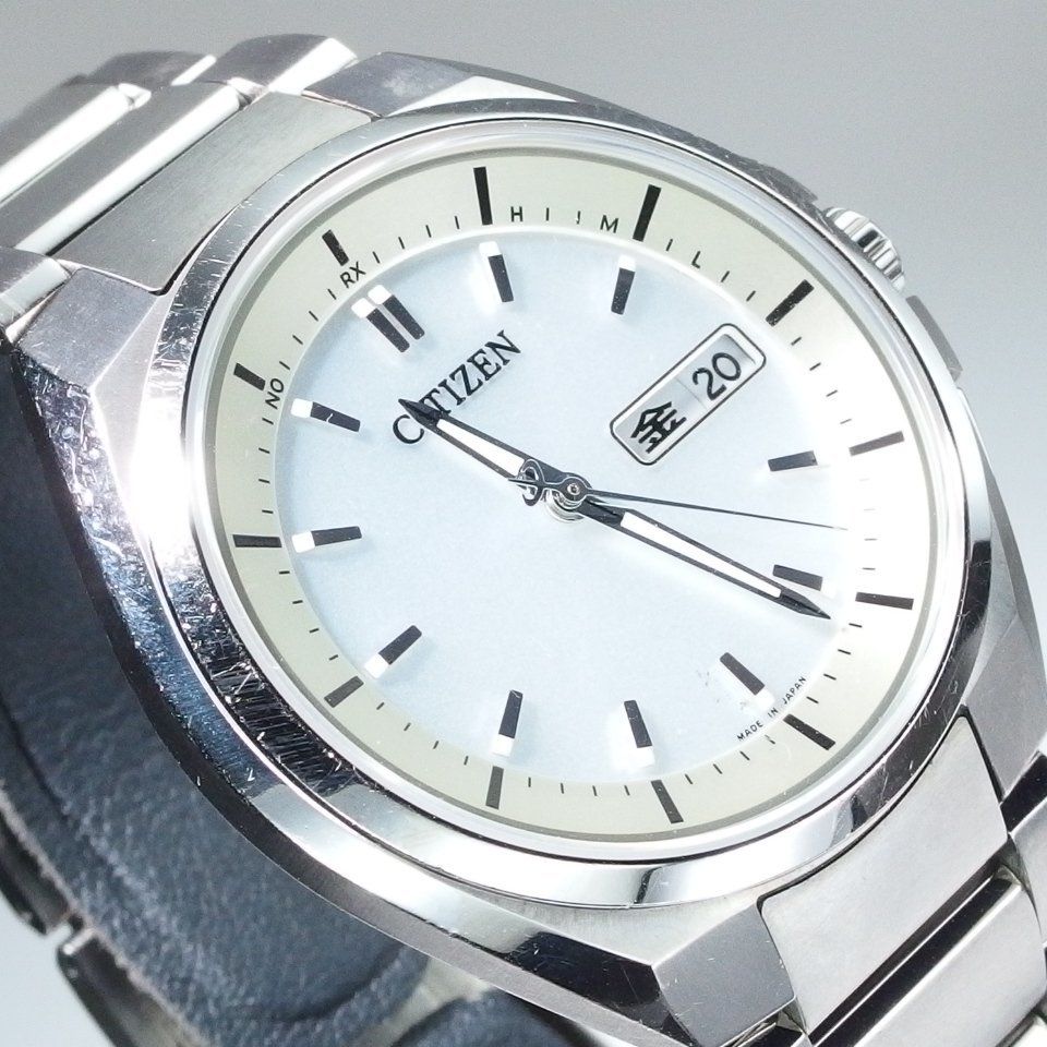 CITIZEN シチズン H100‐T018858 チタンブレス 軽量ブレス 電波ソーラー 