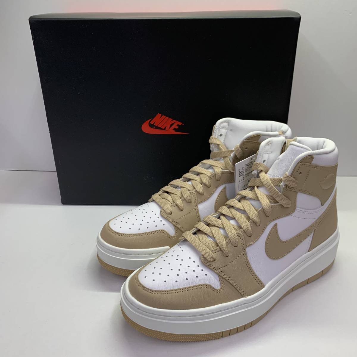 268-BY57) 未使用 NIKE WMNS AIR JORDAN 1 HIGH ELEVATE Vachetta Tan