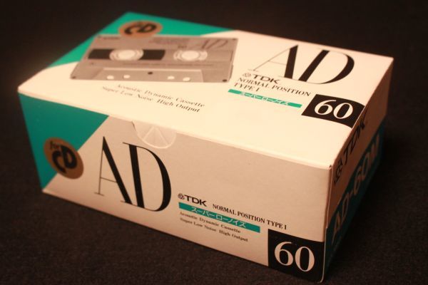 新品未使用】☆未開封 カセットテープ『未使用 TDK 60分 AD60M 10個