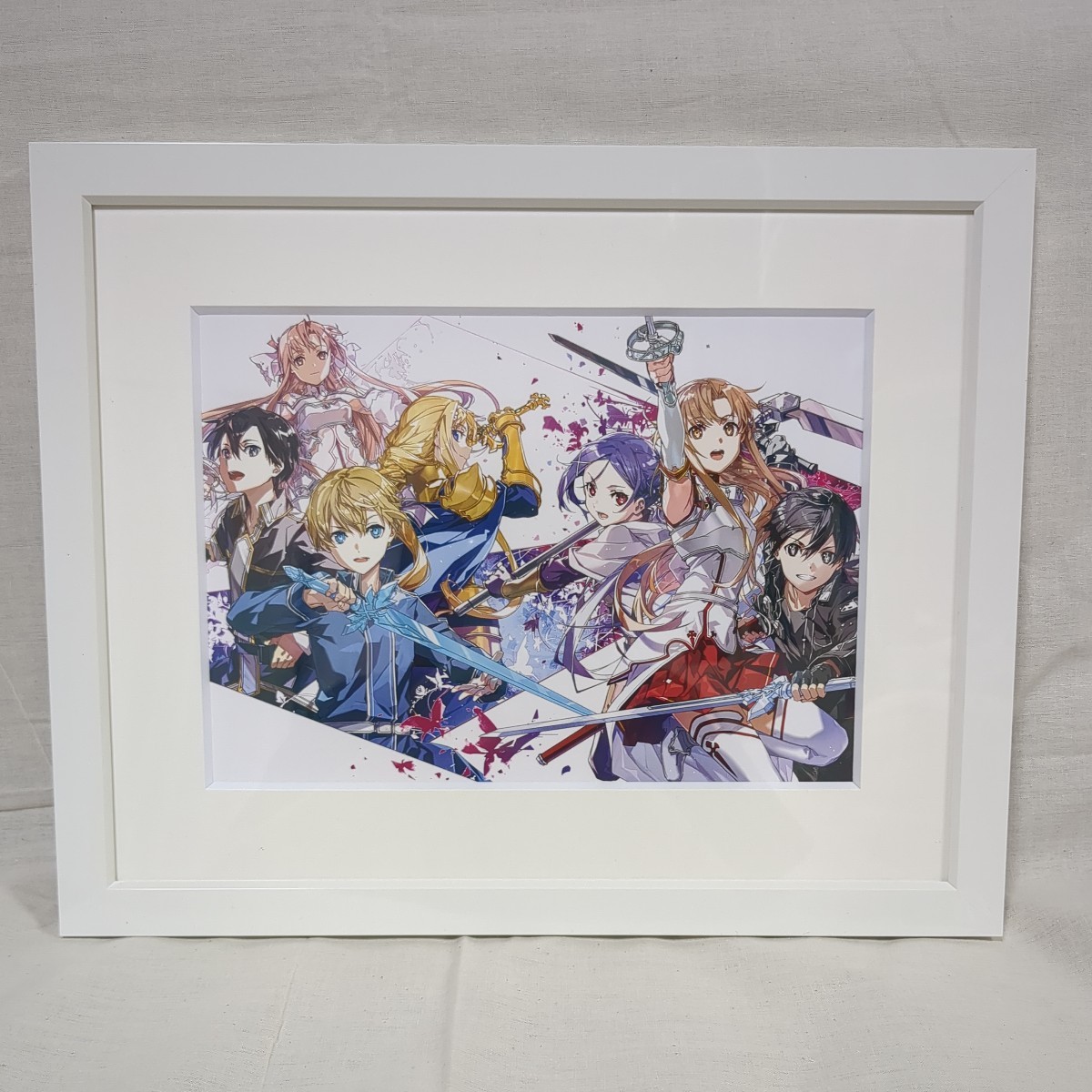 くじ引き堂 SAOオンラインくじ S賞 A5キャラファイングラフ 集合＋