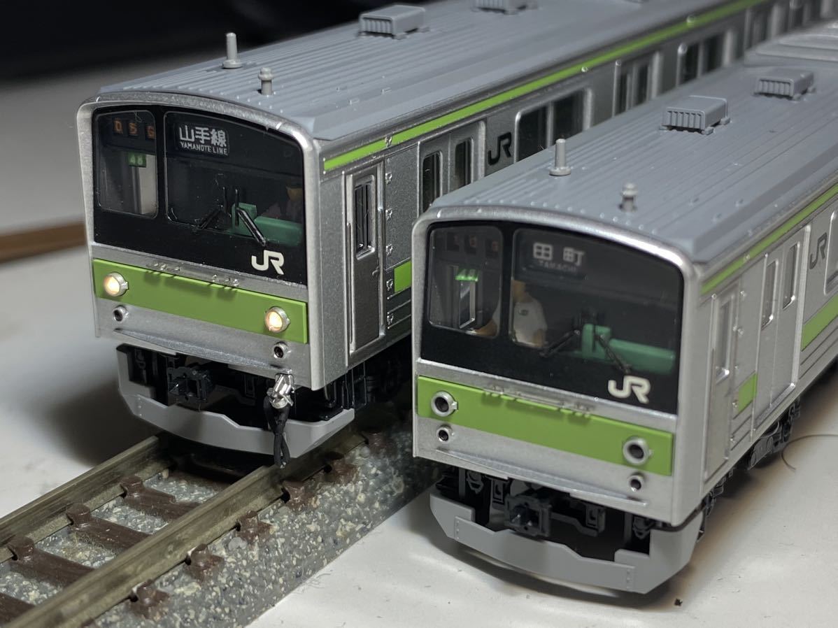 【精密加工品】TOMIX 98699 98700 205系通勤電車（山手線） 加工多数」 TOMIX 98699 98700 JR 205系 通勤電車 (山手線) 基本増結