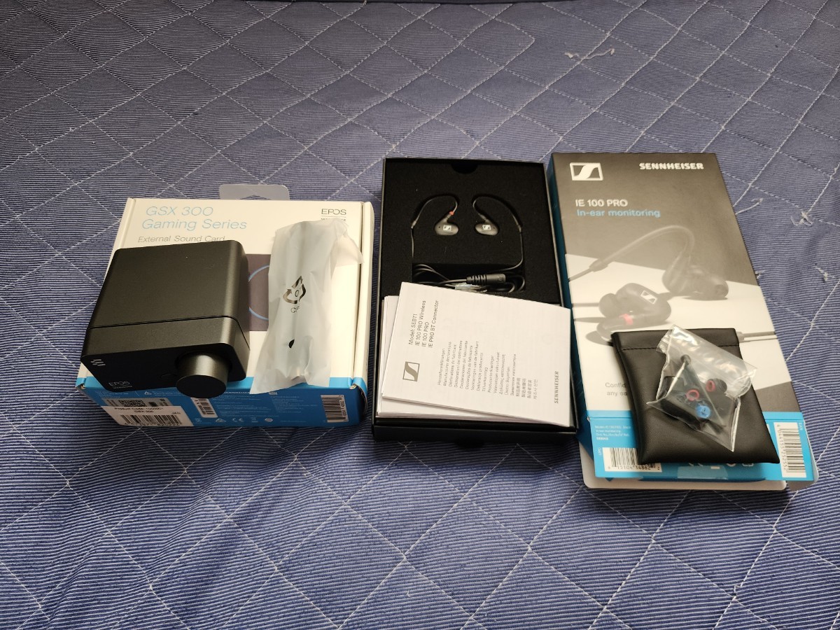 Sennheiser IE ゼンハイザー イヤホン IE100PRO EPOS GSX300 100 PROを