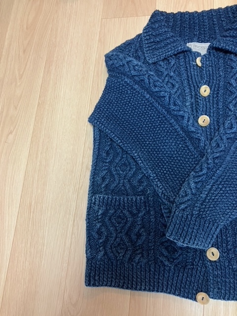 ハンドニット inverallan ニット レディース インバーアラン ハンドニット カーディガン グレープ INVERALLAN - レディース 渋谷古着屋 通販 Webストア
