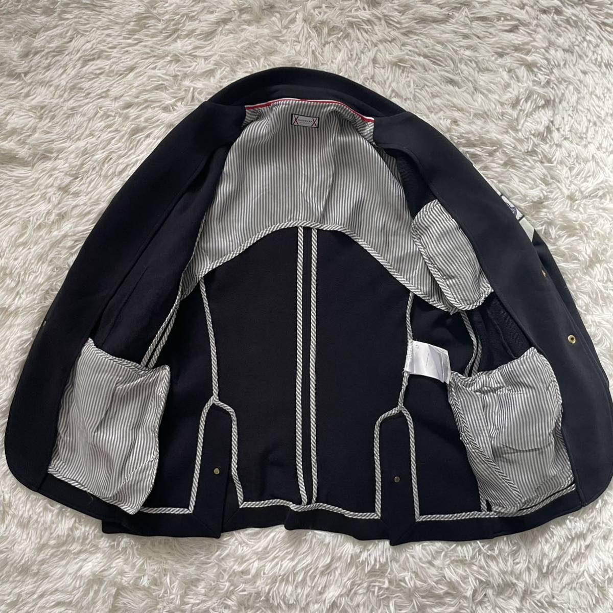 MONCLER GAMME BLEU グレー カーディガン MONCLER GAMME BLEU グレー カーディガン 美品 MONCLER GAMME BLEU