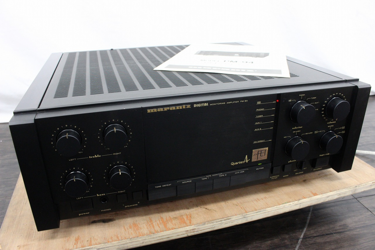 marantz マランツ プリメインアンプ オーディオ機器 PM-94 Marantz Yahoo!オークション pm 高価買取・販売 94」オーディオ