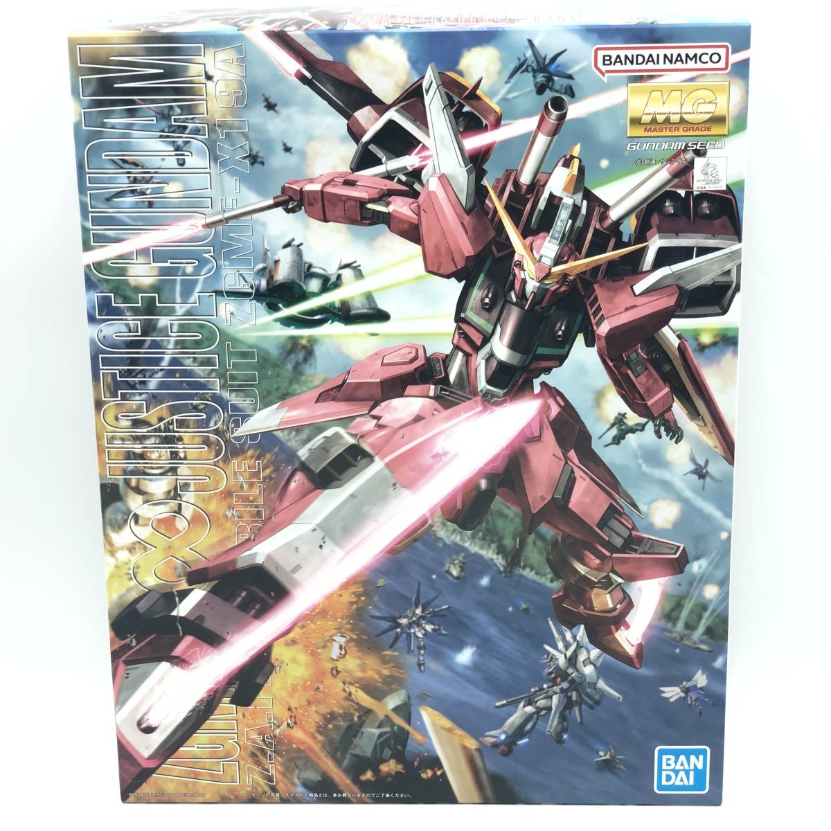 玩K67 【未組立】プラモデル ガンプラ 機動戦士ガンダムSEED　MG 1/100　ZGMFーX19A　インフィニットジャスティスガンダム バンダイ