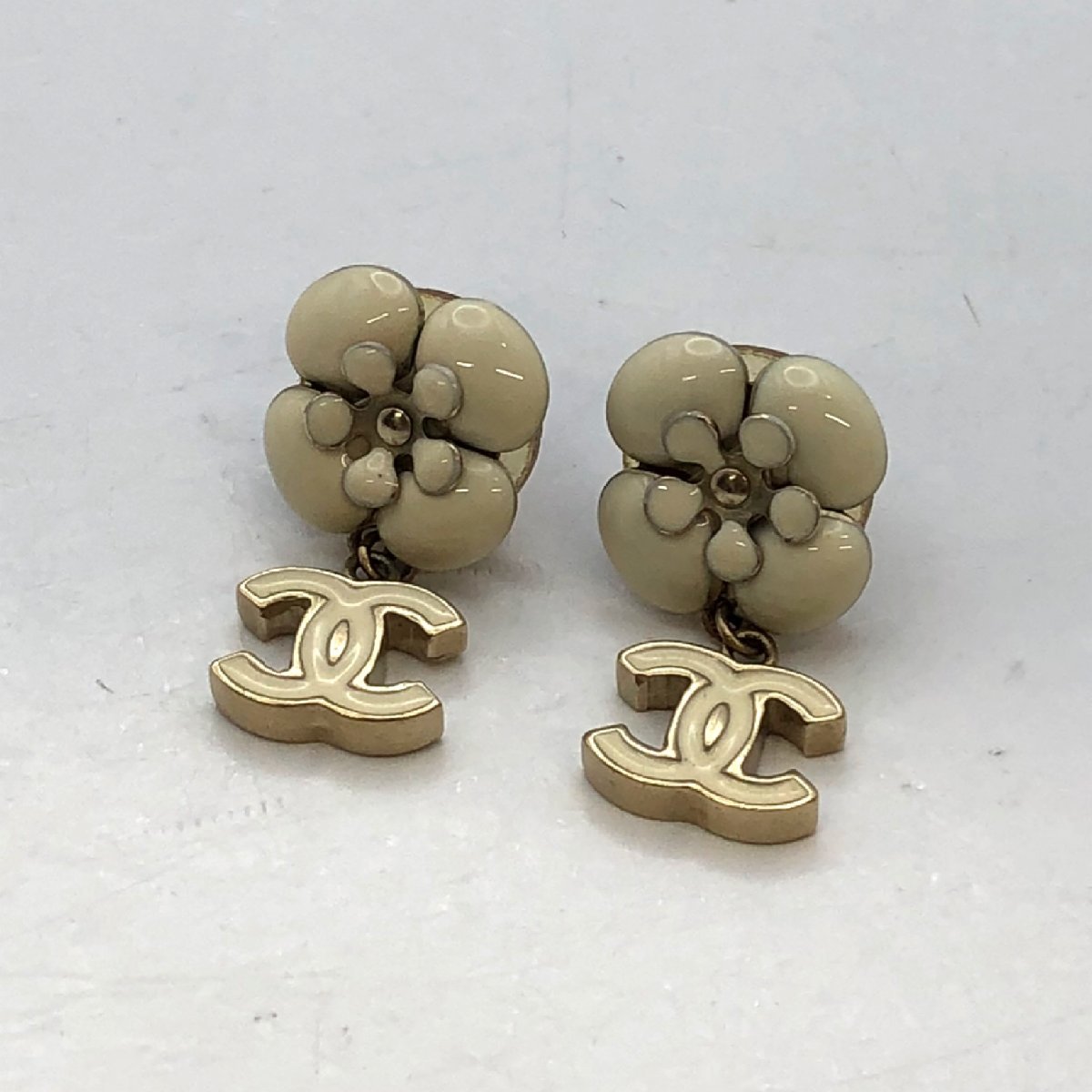 1円 CHANEL シャネル 00T ココマーク 片耳のみ ピアス アクセサリー 