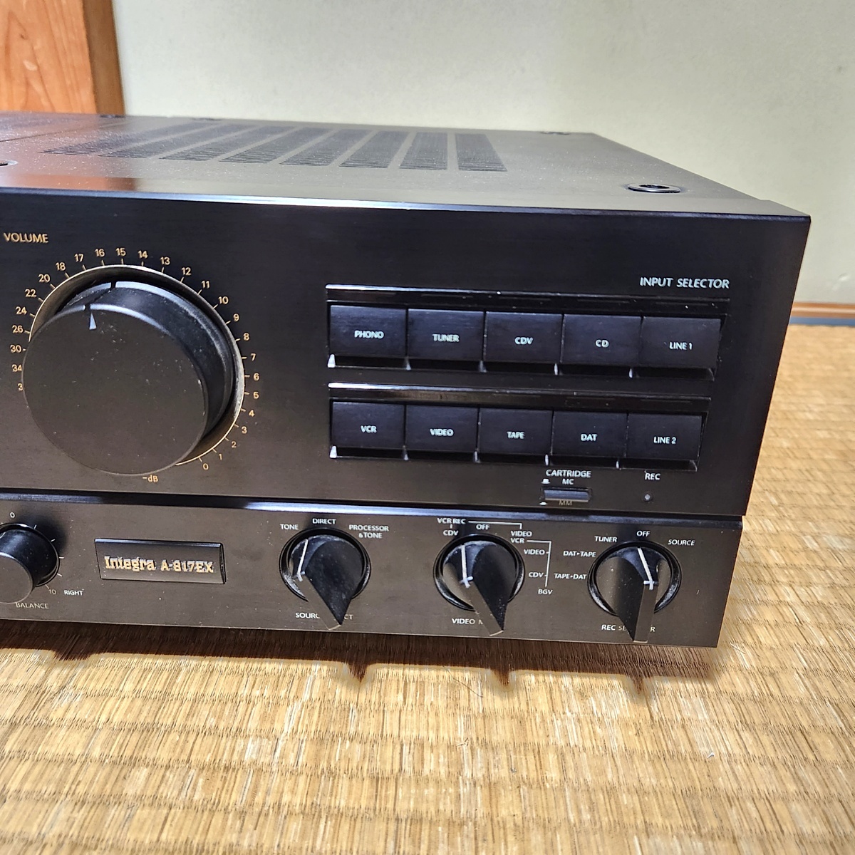 ONKYO オンキョー Integra A-817EX プリメインアンプ 音響機器