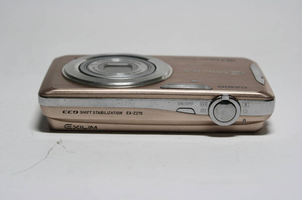 カメラ CASIO EXILIM EX-Z270 ゴールド Y2K平成レトロCCD