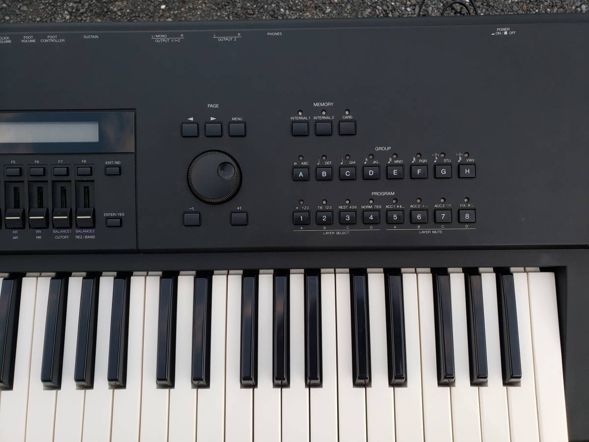 定番人気，品質保証】 YAMAHA SY85 説明書 ディスク ハードケース付き