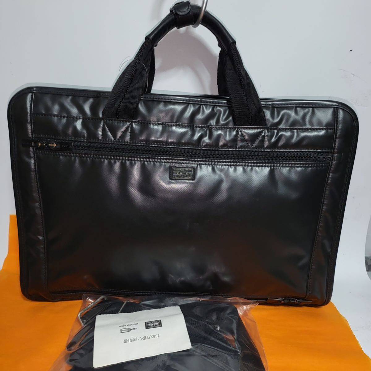 概ね美品◇◇PORTER/ポーター デバイス 2way ブリーフケース ブラック PORTER/ポーター デバイス 2way ブリーフケース ブラック
