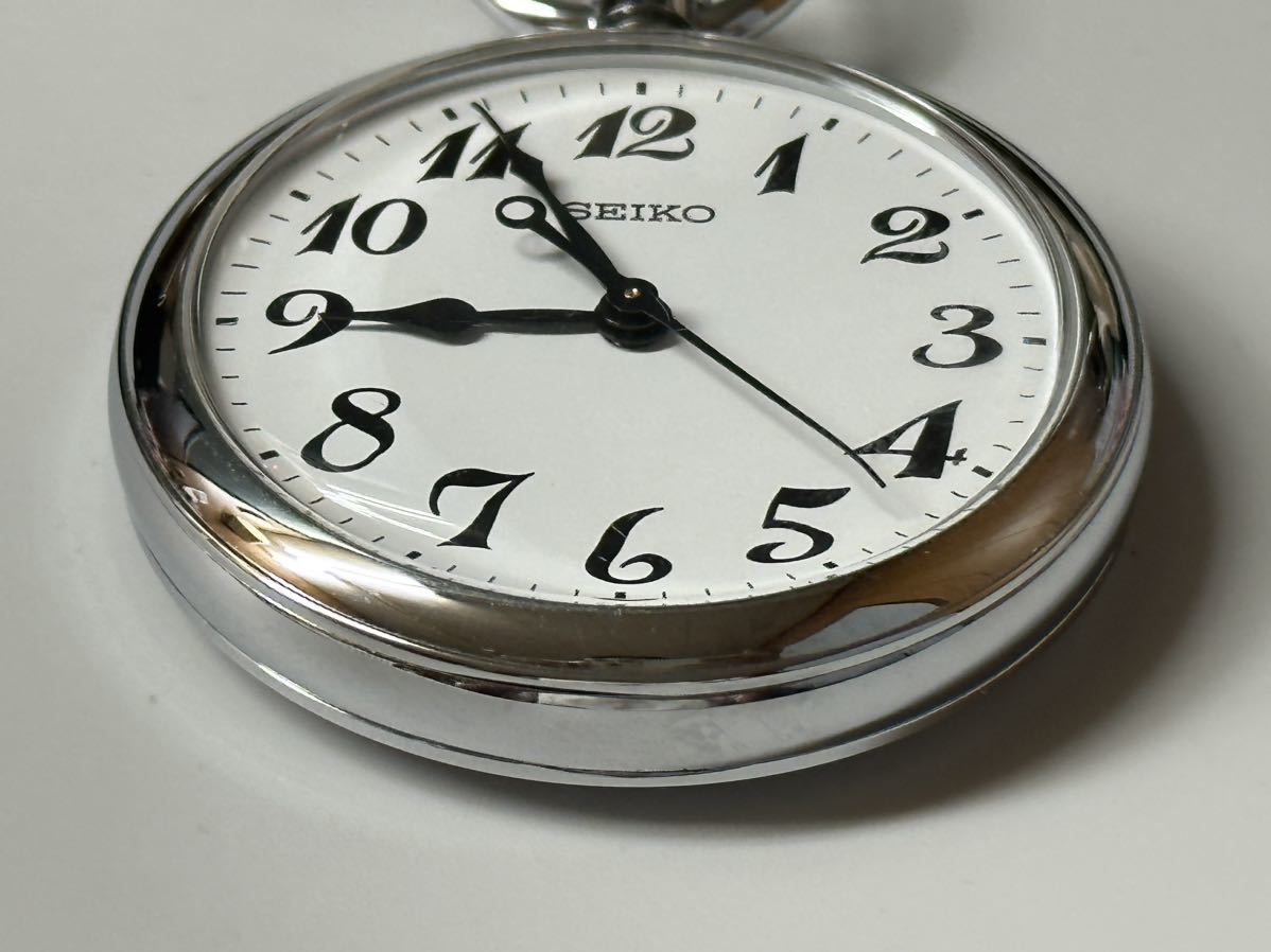 1円〜☆懐中時計 SEIKO セイコー 7C11-0010 クォーツ 動作品
