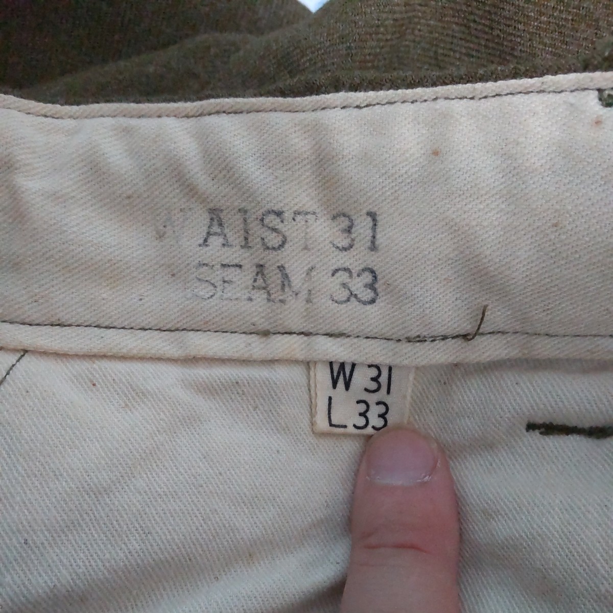 MILITARY（ミリタリー） 実物 新品 デッドストック 米軍 M-51 ウール