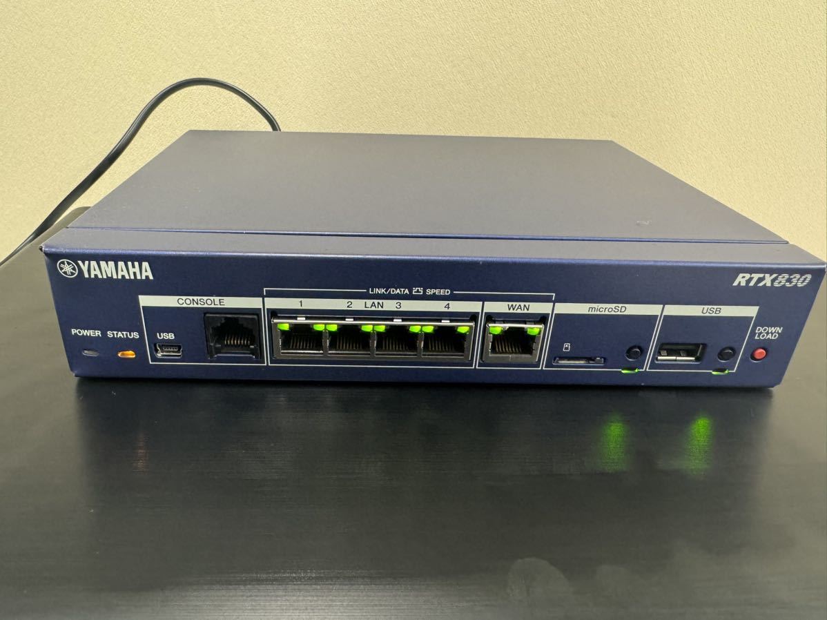 ヤマハ ギガアクセスVPN 🌸 ルーター RTX830