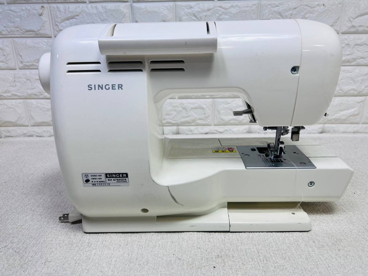 10-43【1円スタ ート】 SINGER シンガー 6780SDX コンピューターミシン 