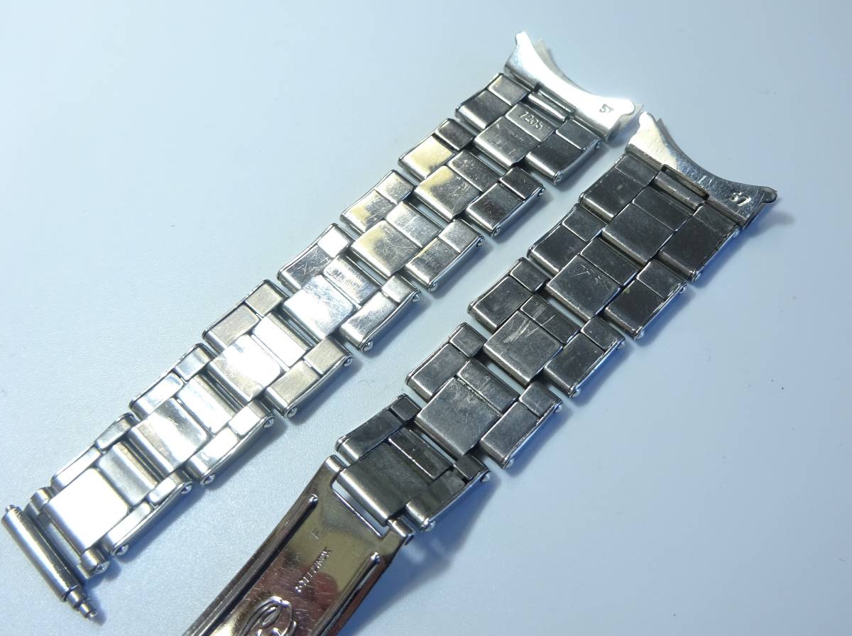 ロレックス純正リベットブレス 7205 FF:57 19mm ビンテージ 検索用