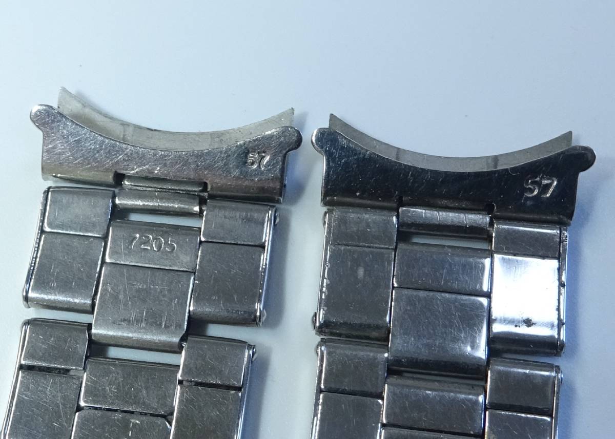 ロレックス純正リベットブレス 7205 FF:57 19mm ビンテージ 検索用