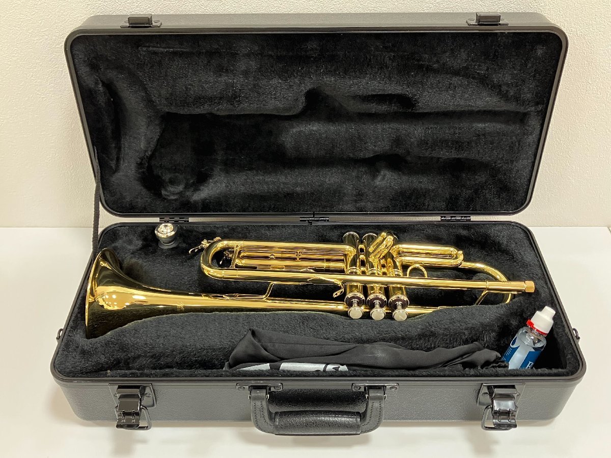 楽器、器材 ◇ジャンク ケース付 Bach ARISTOCRAT トランペット TR-600◇