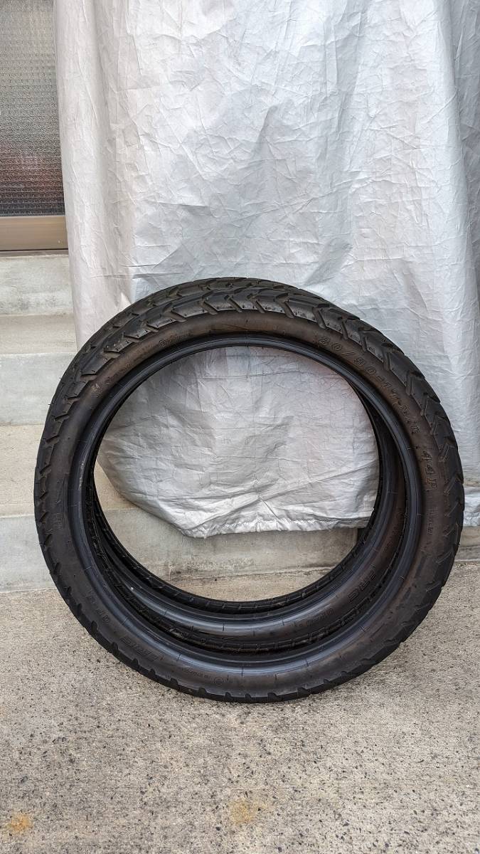 クロスカブ JA60 純正前後タイヤ IRC GP-5 チューブレス 80/90-17 中古