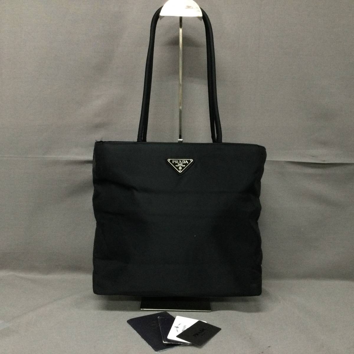 051025 248004 PRADA プラダ トートバッグ 肩掛けバック ナイロン ブラック レディース 鞄 