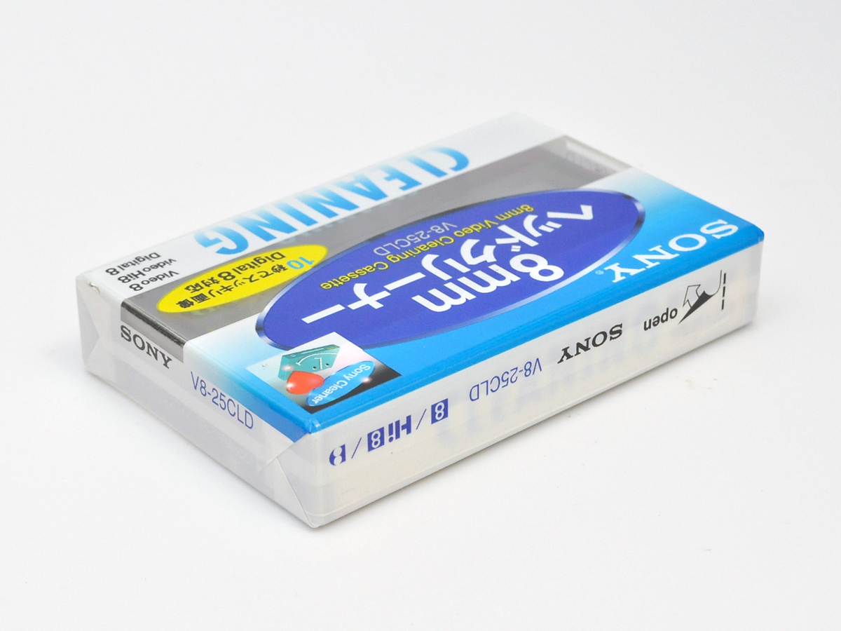 SONY 8mm ヘッドクリーナー V8-25CLD 8ミリビデオ用 Sony V8-25CLD 8mm