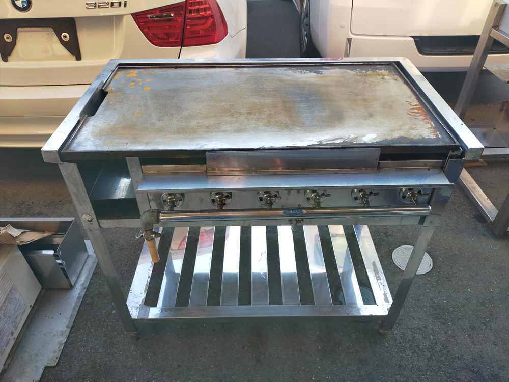 商売繁盛☆ 業務用 都市ガス 鉄板 グリル コンロ USED ついに入荷