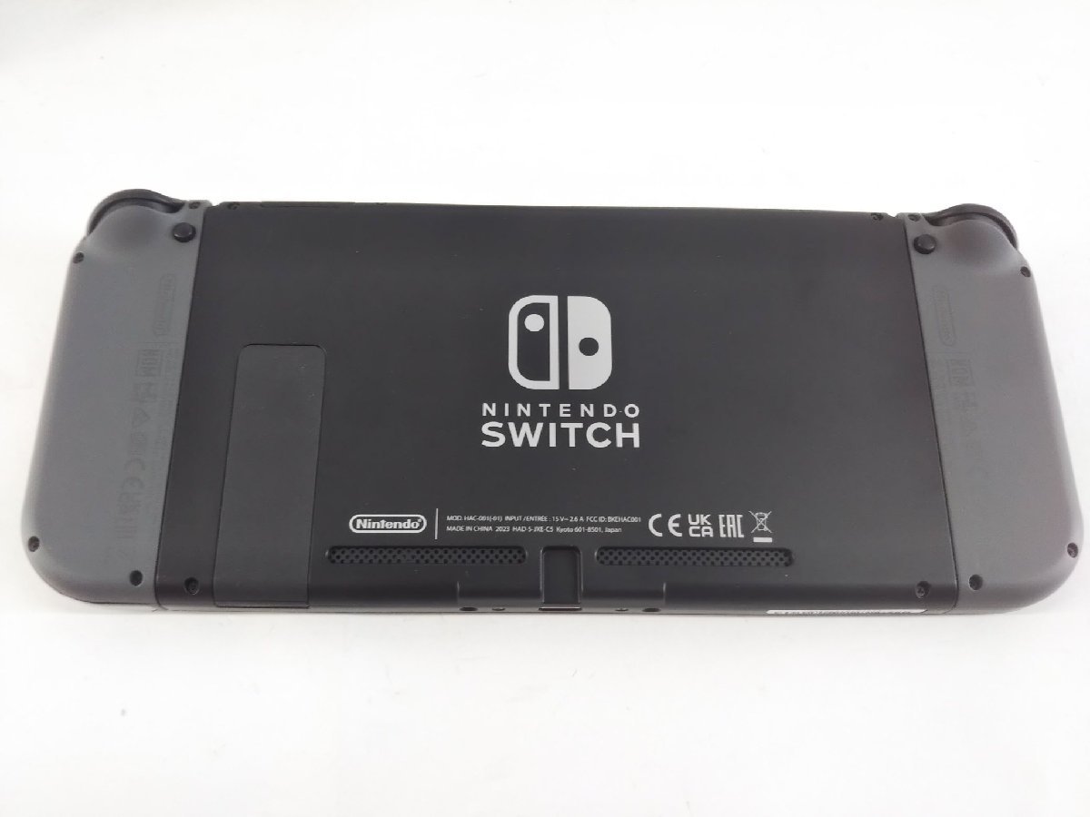 Nintendo Switch 新型 バッテリー持続時間強化モデル グレー 本体 動作