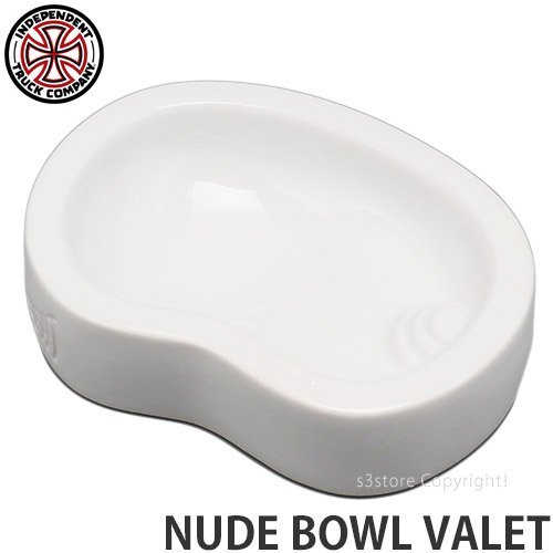 1円～ INDEPENDENT NUDE BOWL VALET WHITE OS インディペンデント トレイ 皿 鍵 キー 小物入れ 収納 インテリア SKATEBOARD [同梱不可]_1