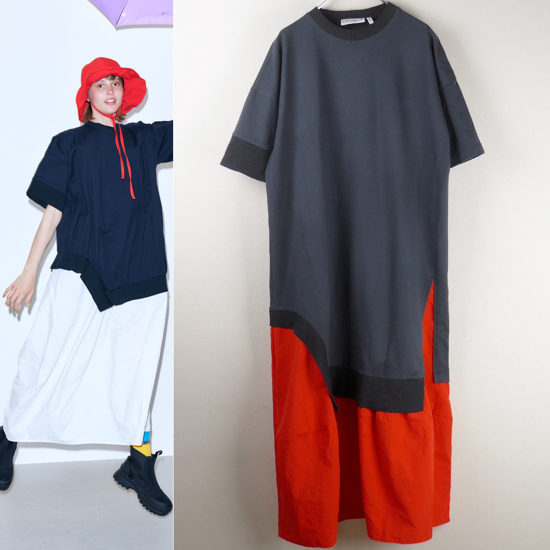 安い，大人気 nagonstans ナゴンスタンス 今季23AW layered combination dress レイヤード コンビネーションドレス/ドッキングワンピースS ENFOLD(ワンピース)｜売買されたオークション情報、yahooの商品情報をアーカイ 女性用