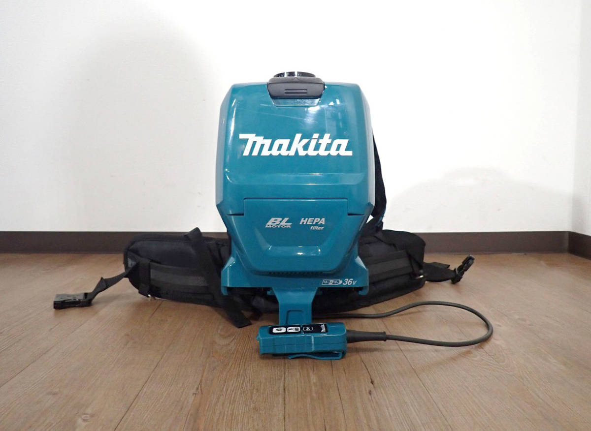 Makita バックパック掃除機 HEPA Makita XCV18ZX 36V (18V X2) LXT