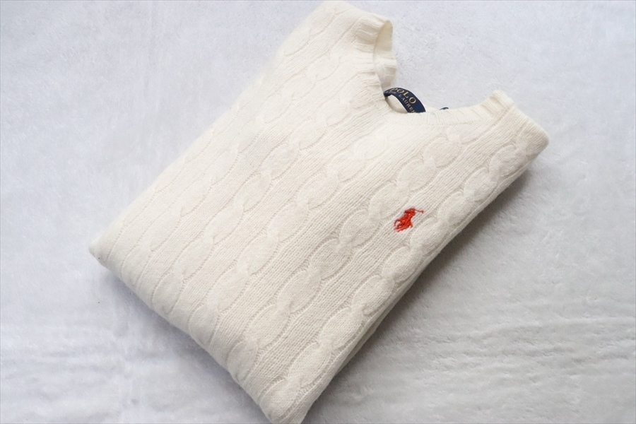 POLO RALPH LAUREN ラルフローレン 女性用 ケーブルニット ウール 