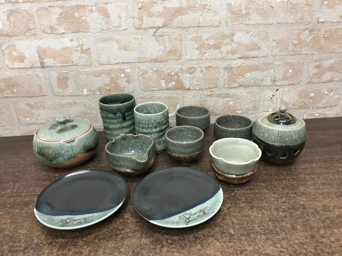 相馬焼 酒器セット 急須 湯冷まし 茶碗5 伝統工芸 大堀相馬焼 松永窯