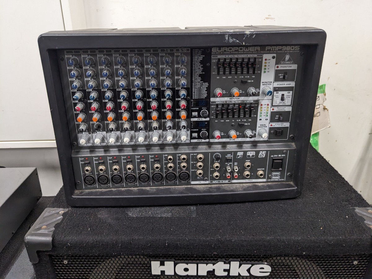 BEHRINGER パワードミキサー PMP980S PMP980S EUROPOWER Behringer