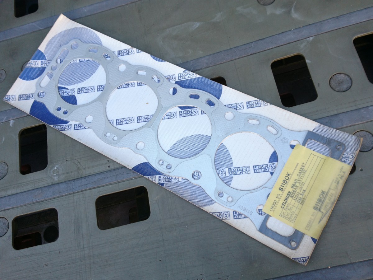 当時物【日産 C10スカイライン シリンダーヘッドガスケット】旧車 レトロ 昭和 DATSUN Skyline ハコスカ 街道レーサー 絶版 希少 レア