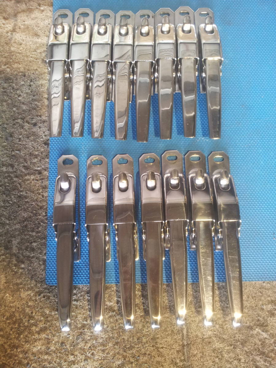 レトロ　 デコトラ　ステンレス　ウイングロック　 バネカン　エビカン　15本セット R5-10-28